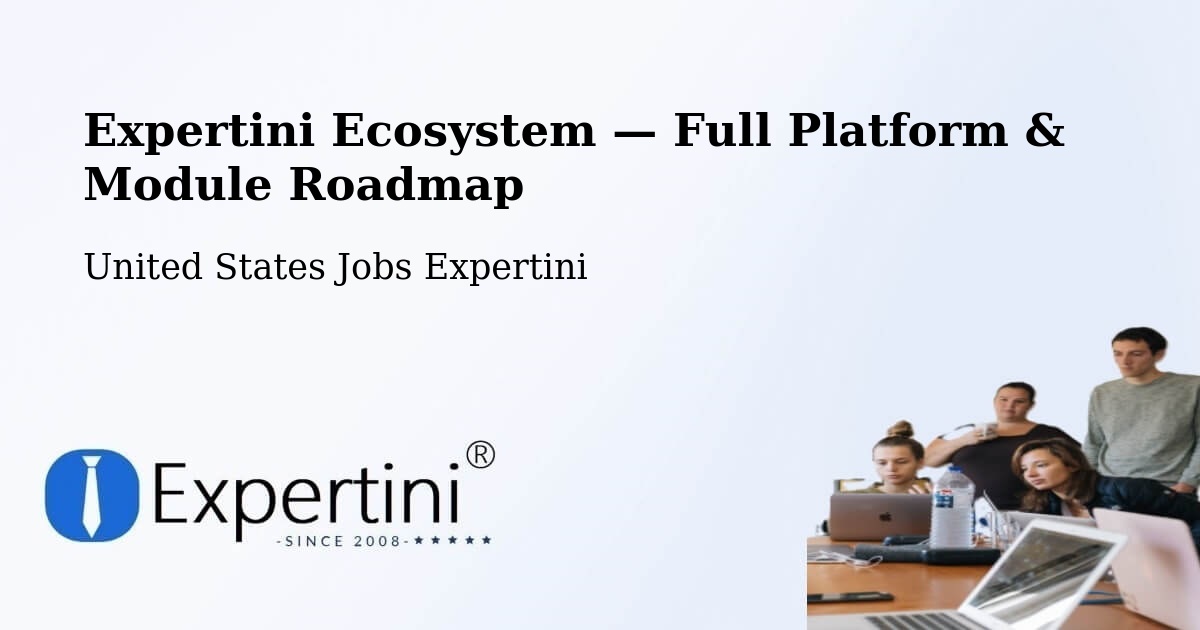 Expertini Ecosystem — Full Platform & Module Roadmap – Stevens Point